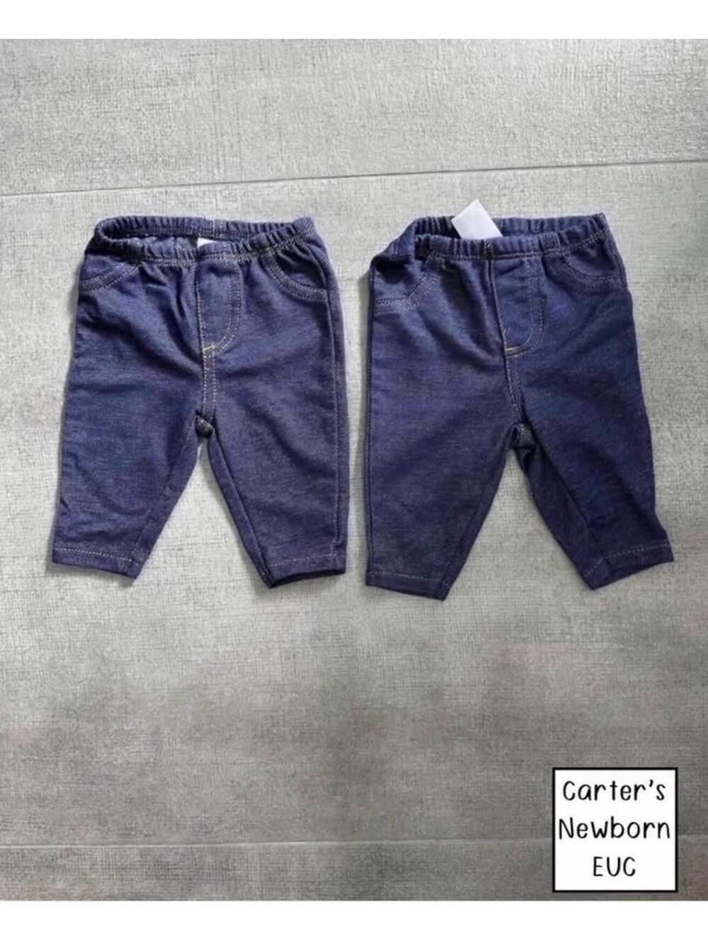Newborn • Carter's • Jeggings 2 Pairs
